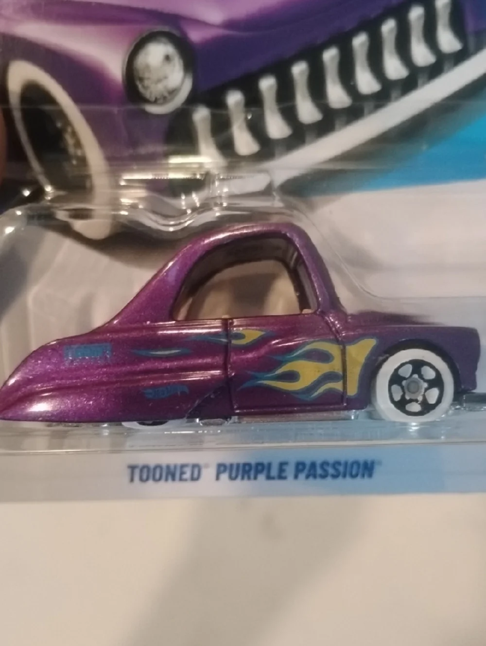 Mattel Hot Wheels Tooned Purple Passion Toy Car - Purple & Yellow